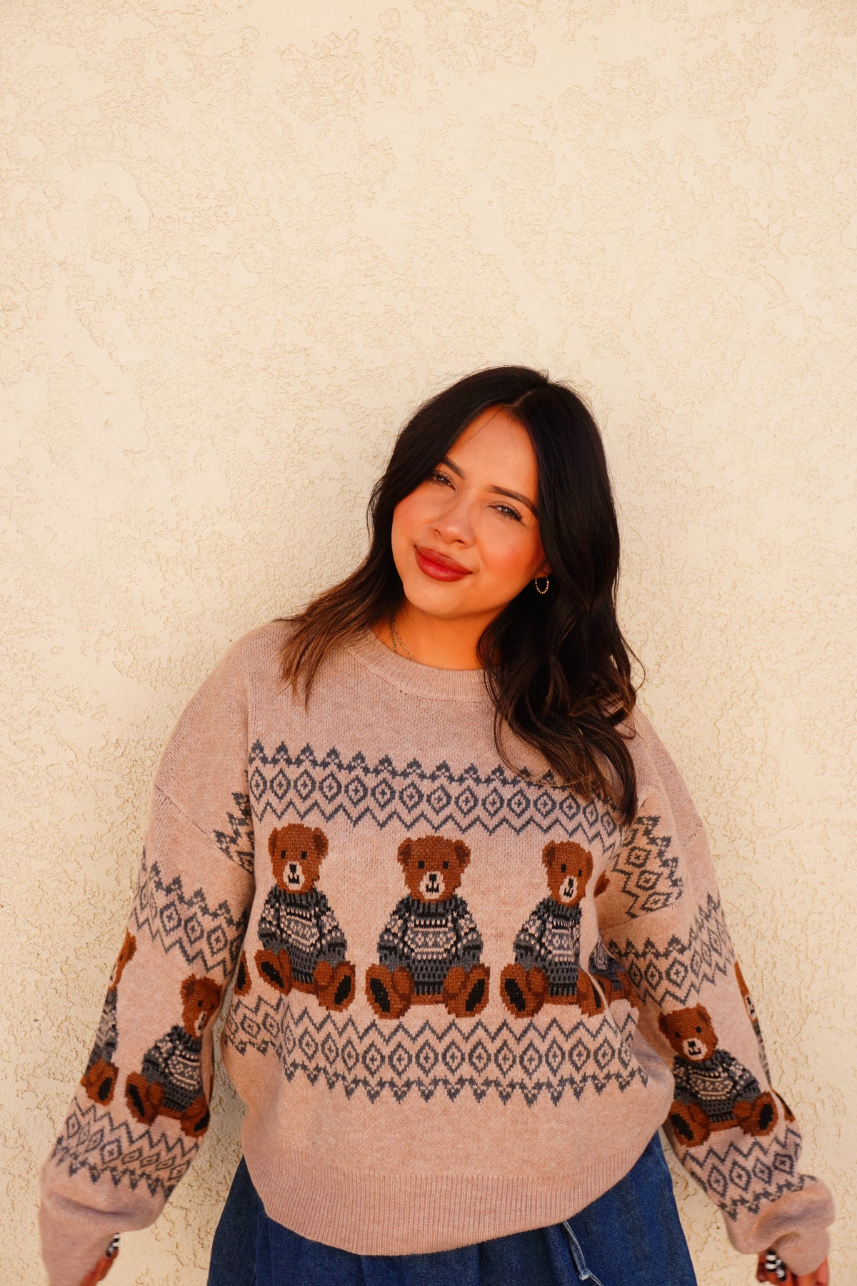 Honey bear sweater