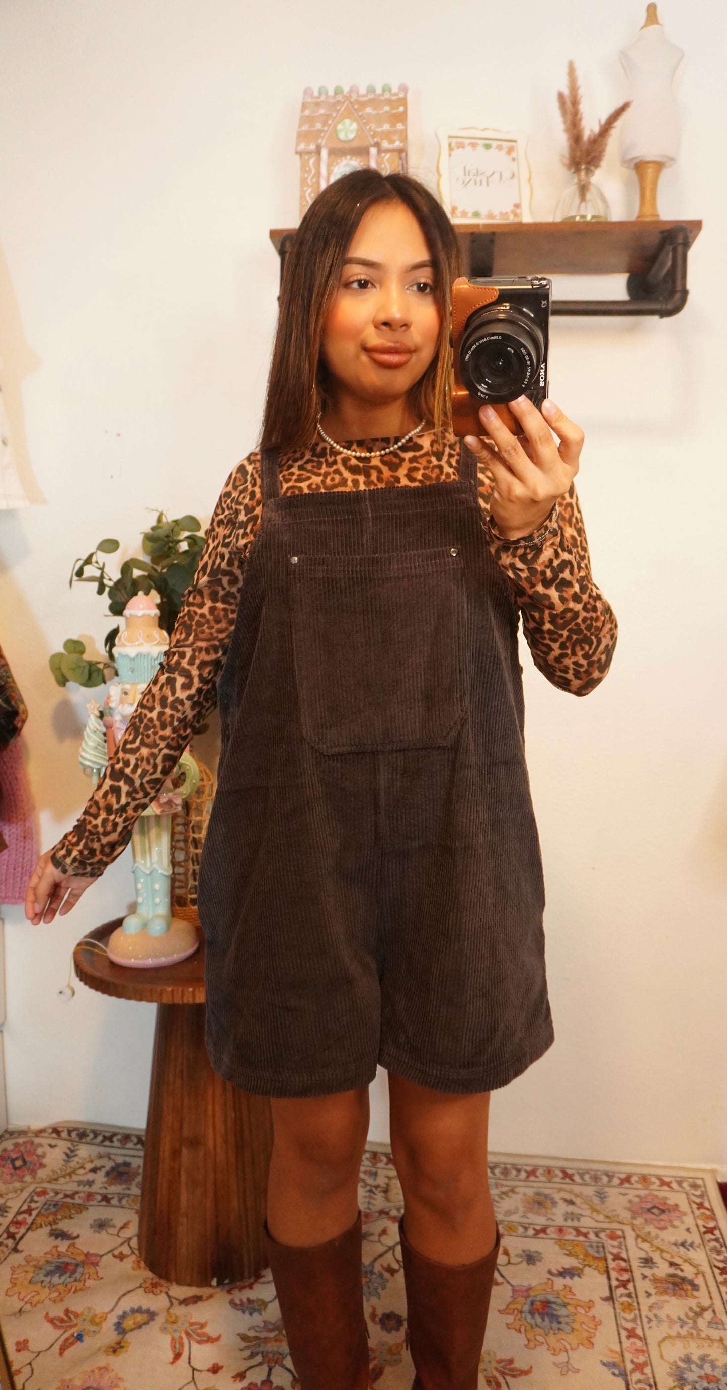 The Lola Cord Overalls