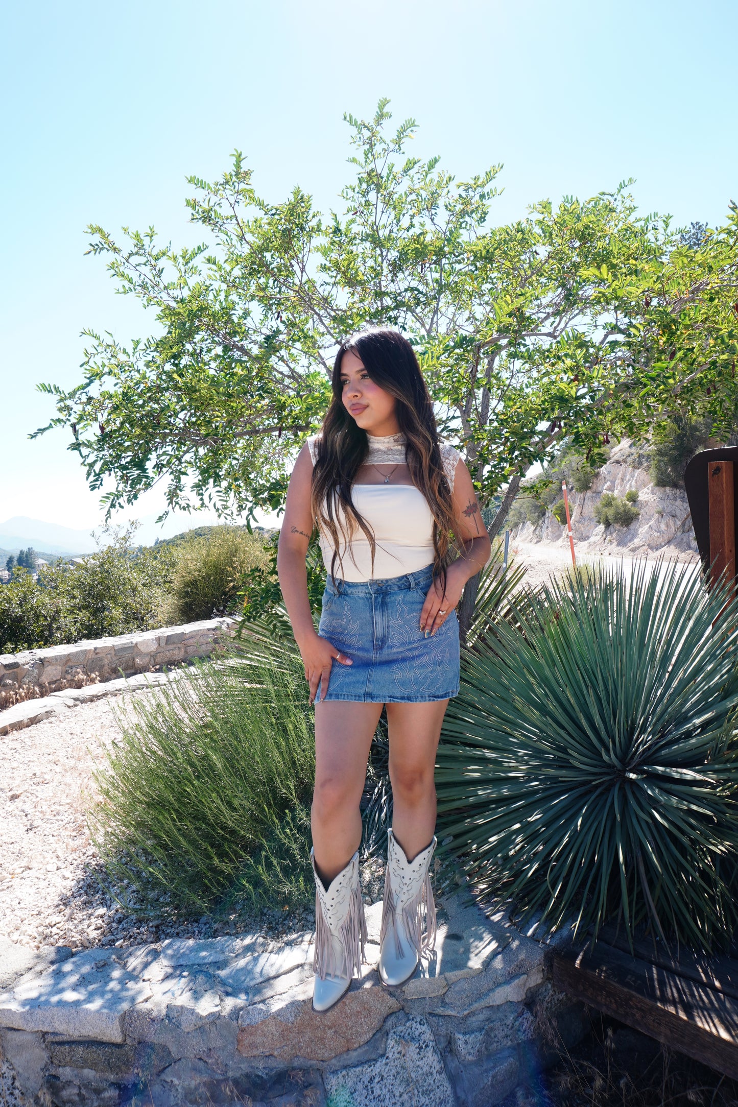 The Dalles Denim Skirt