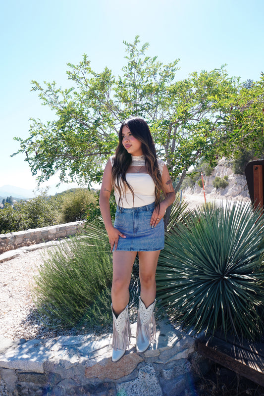 The Dalles Denim Skirt