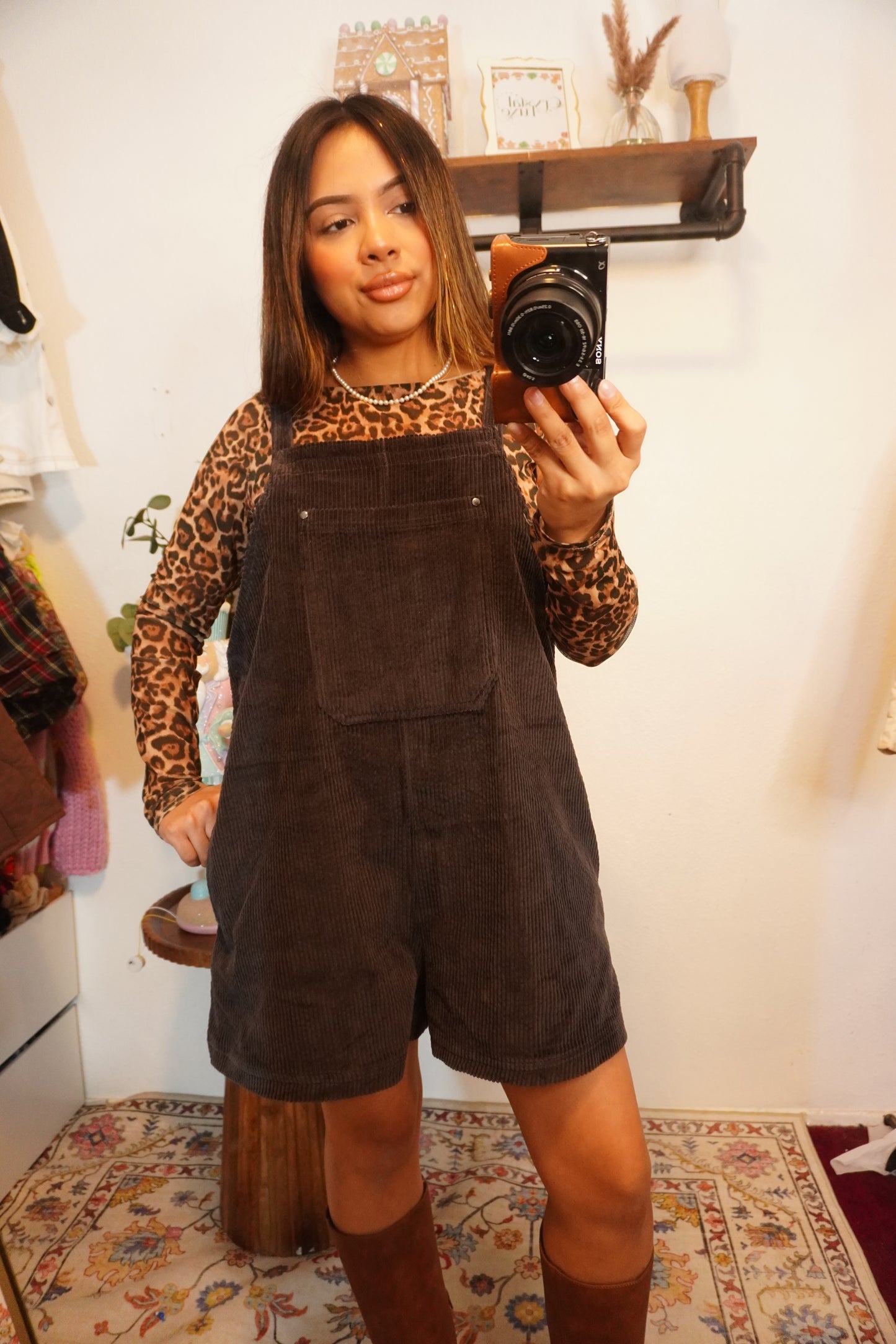 The Lola Cord Overalls