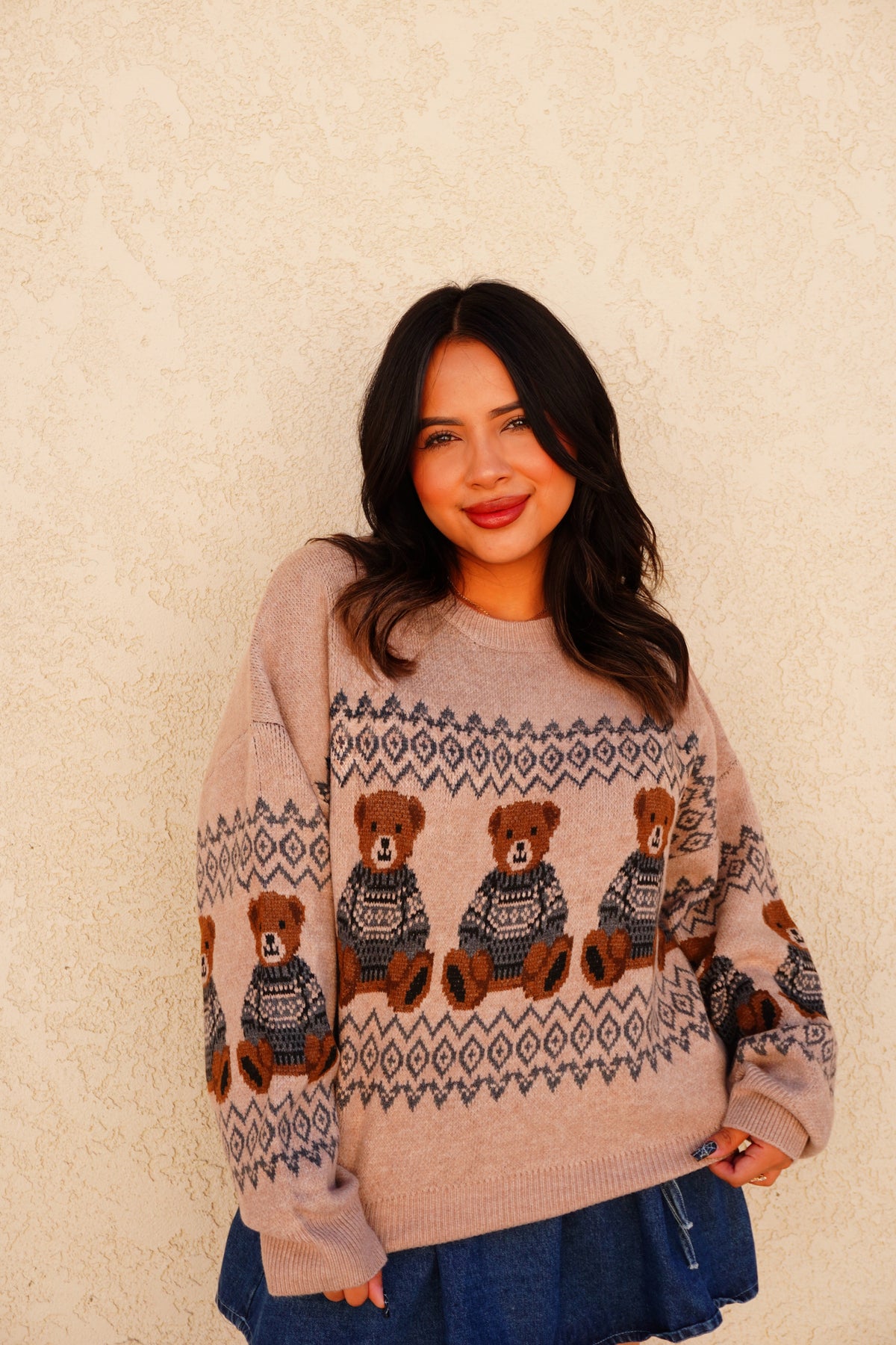 Honey bear sweater