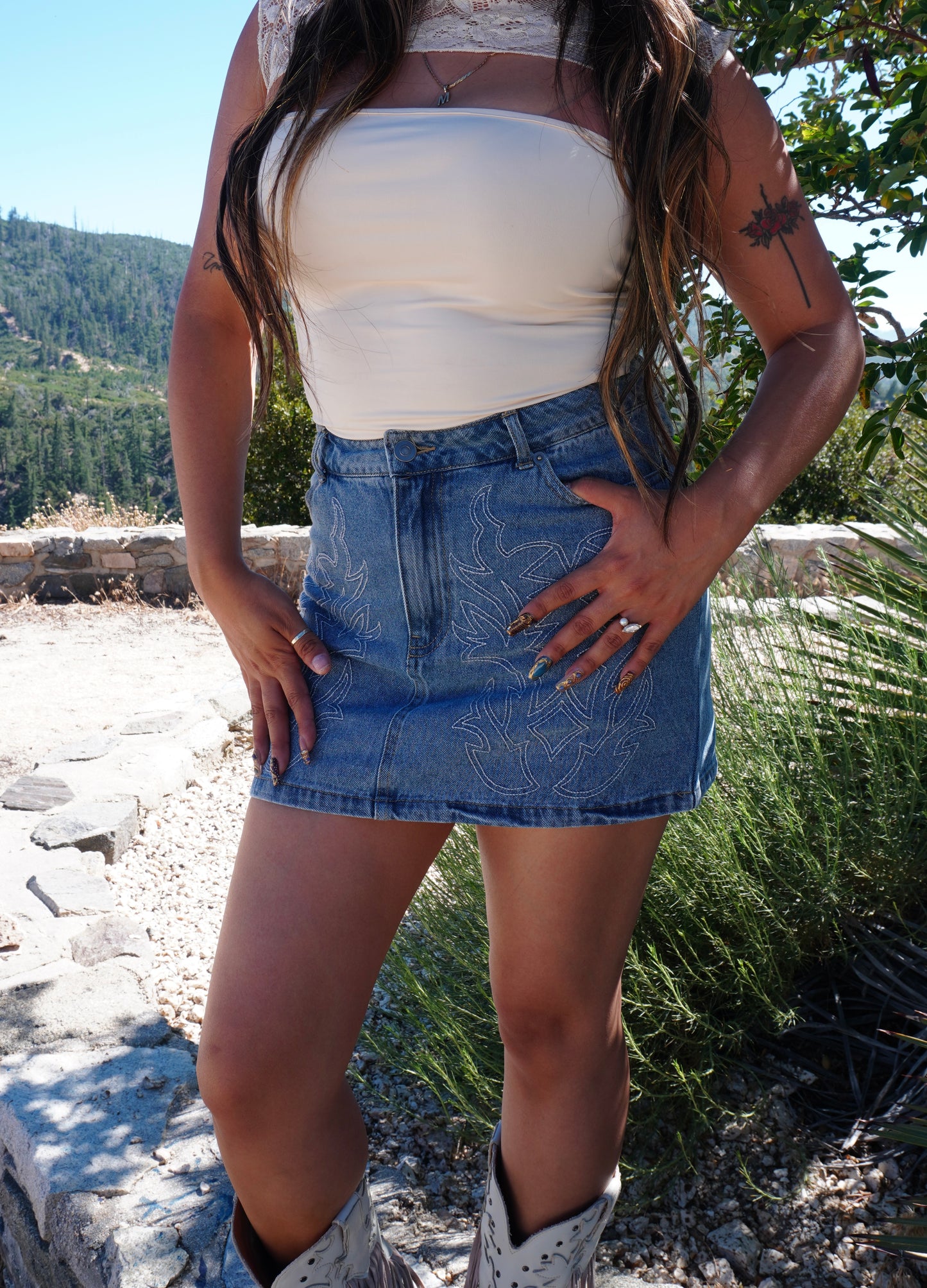 The Dalles Denim Skirt