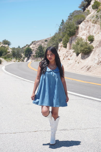 April Denim Dress