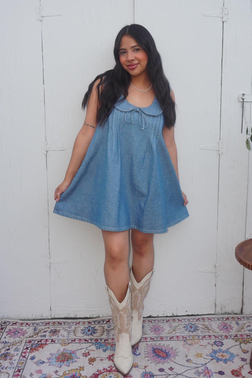 April Denim Dress