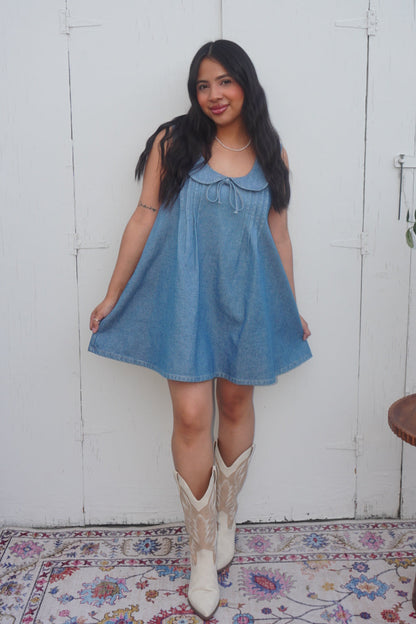 April Denim Dress