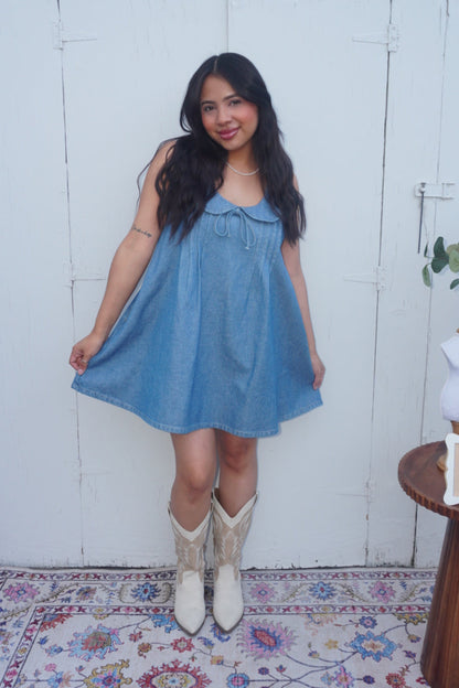 April Denim Dress