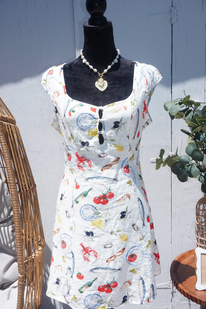 Seaside picnic dress