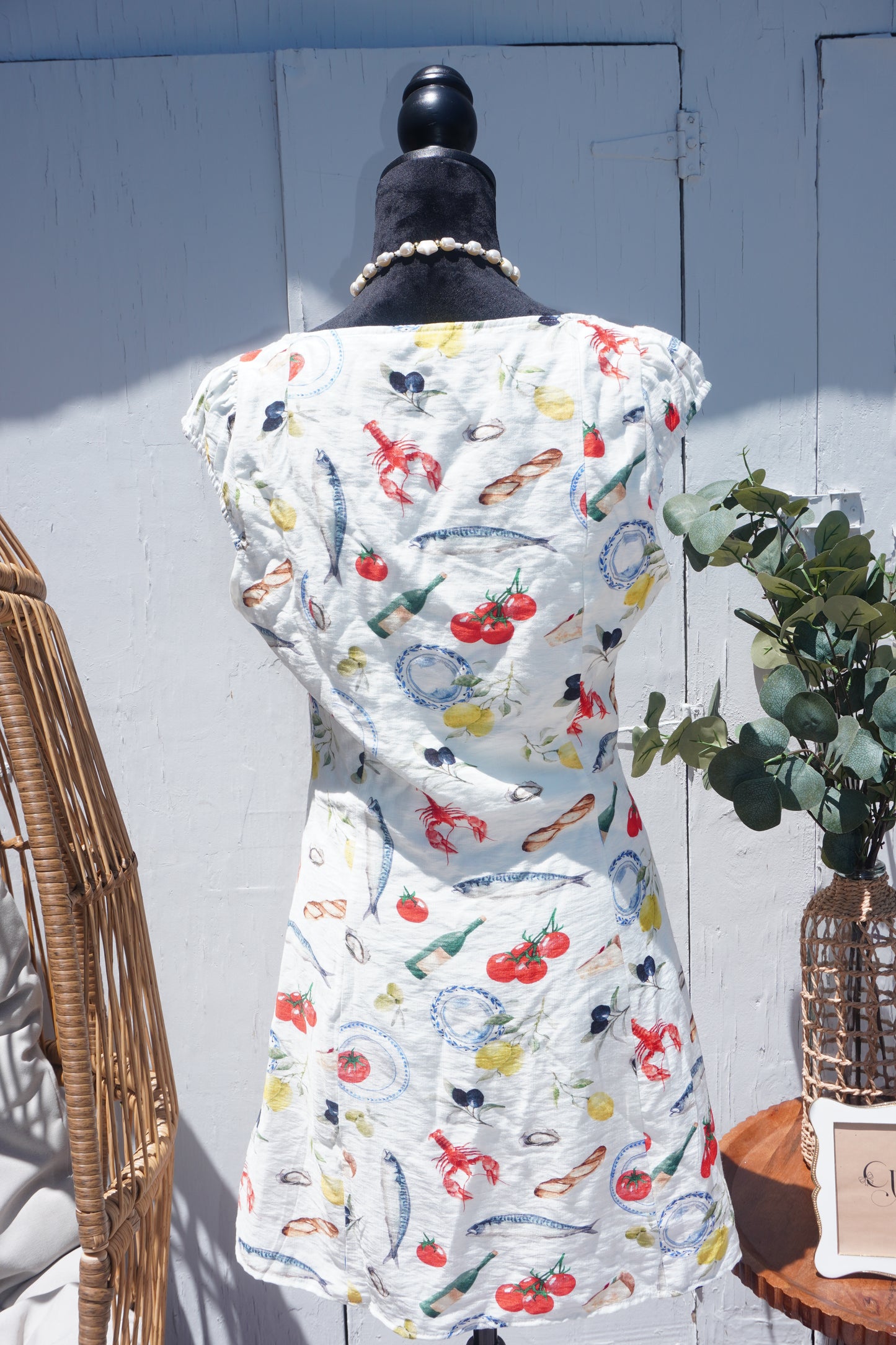 Seaside picnic dress