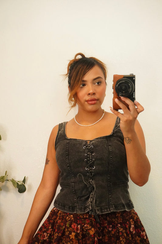Emily Denim Top