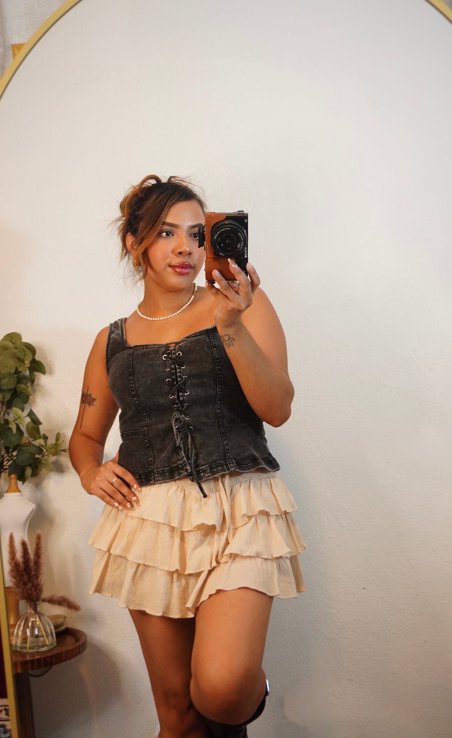 Emily Denim Top