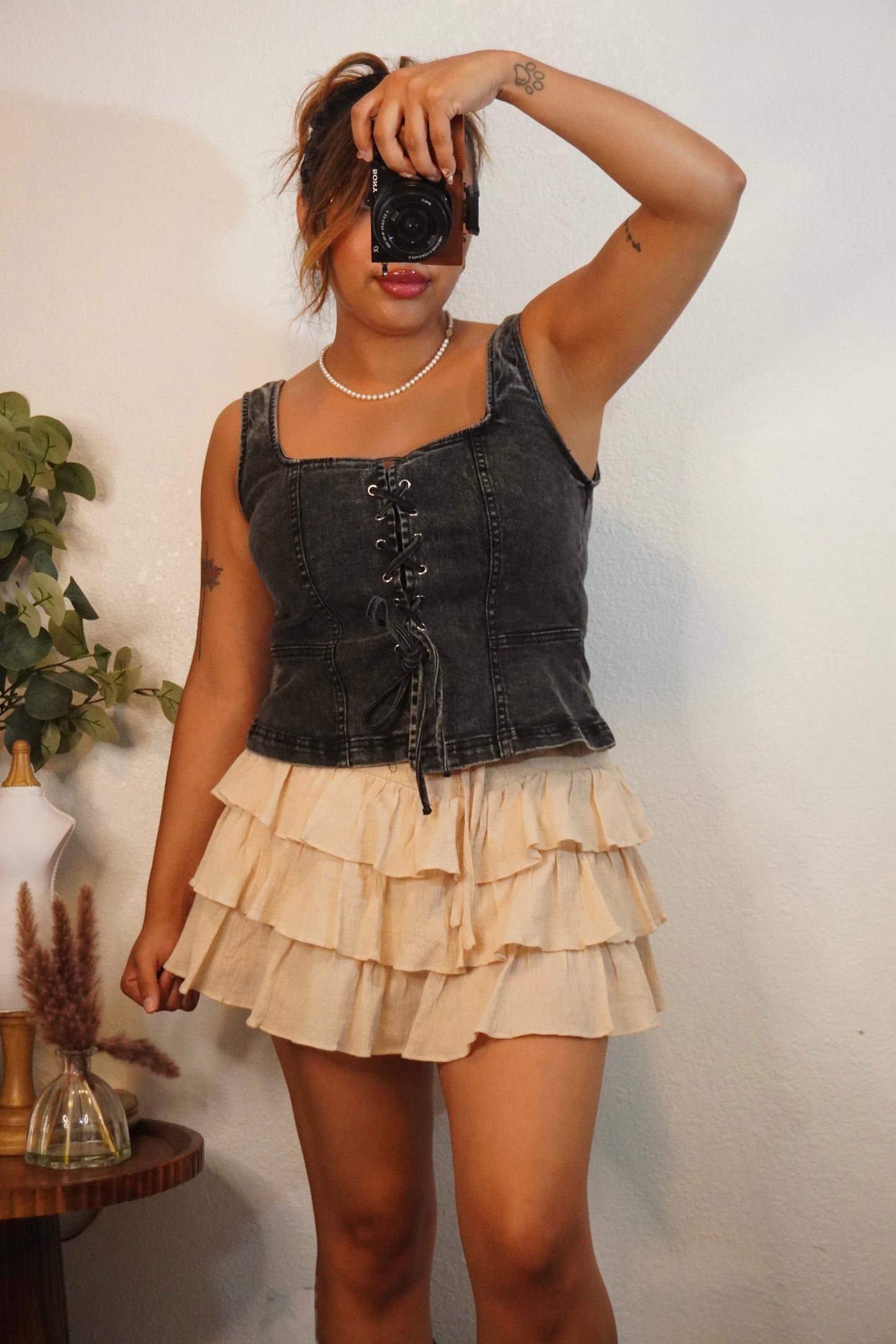 Emily Denim Top