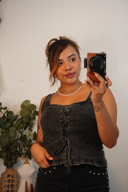 Emily Denim Top