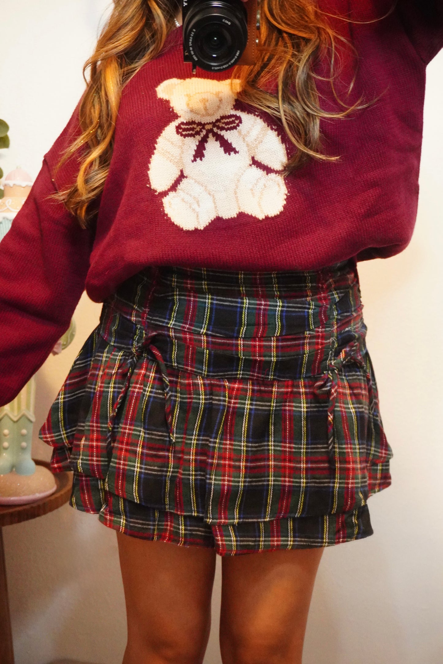 Evergreen Plaid Skirt